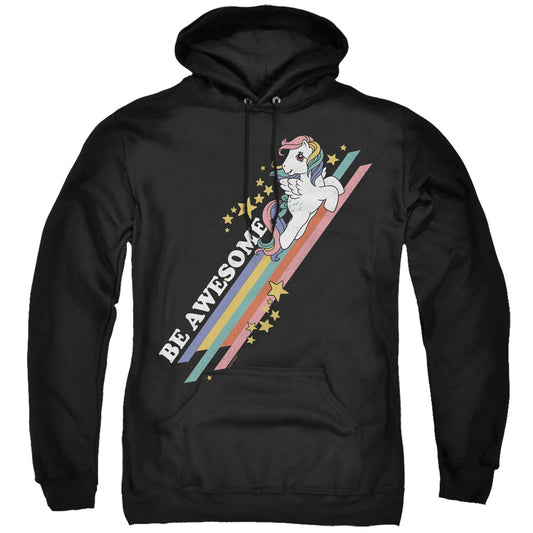 My Little Pony Retro Be Awesome Mens Hoodie Black