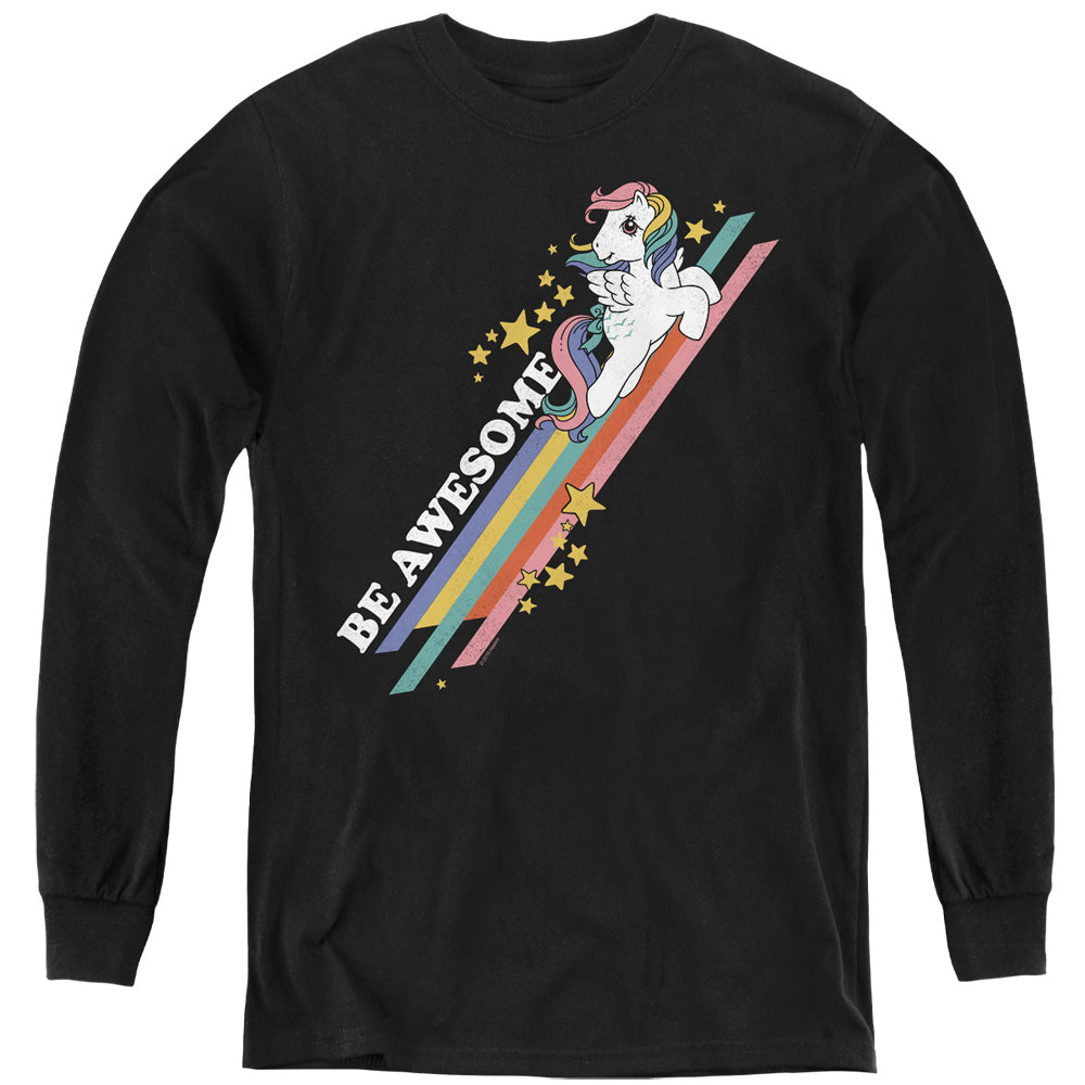 My Little Pony Retro Be Awesome Youth Long Sleeve Black