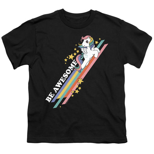 My Little Pony Retro Be Awesome Kids Youth T Shirt Black