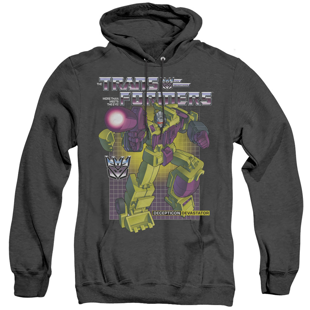 Transformers Devastator Heather Mens Hoodie Black