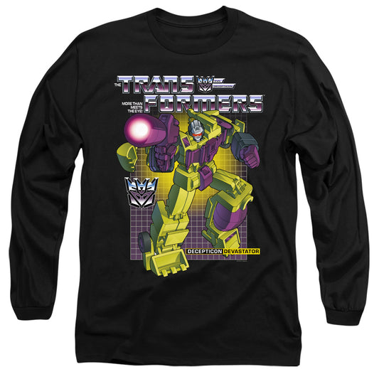 Transformers Devastator Mens Long Sleeve Shirt Black