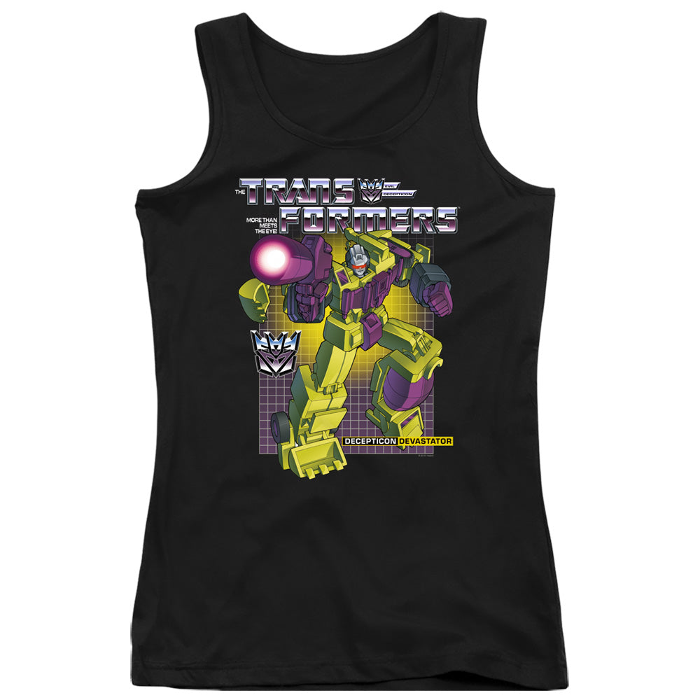 Transformers Devastator Womens Tank Top Shirt Black