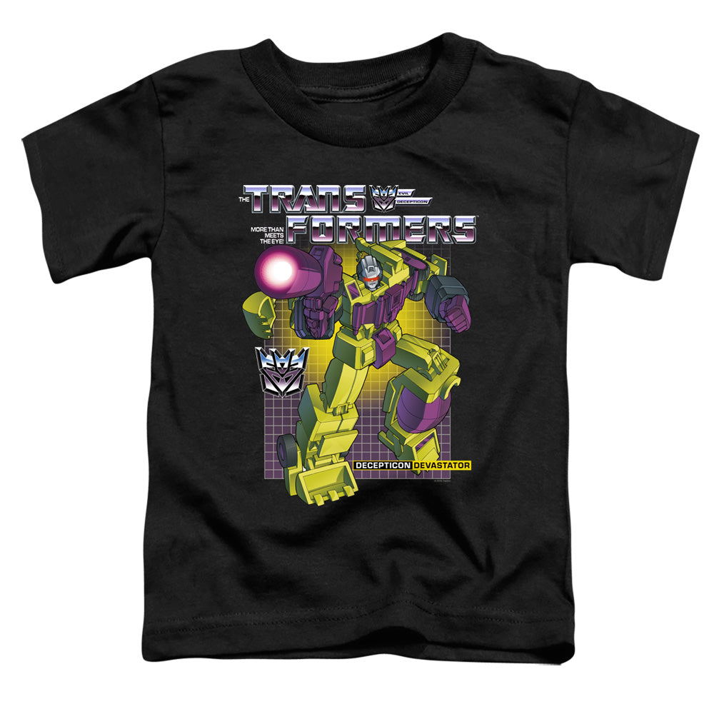 Transformers Devastator Toddler Kids Youth T Shirt Black