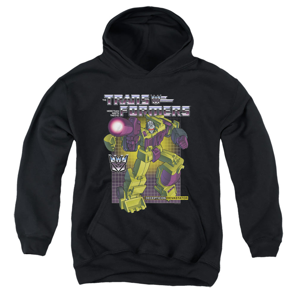 Transformers Devastator Kids Youth Hoodie Black