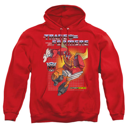 Transformers Hot Rod Mens Hoodie Red