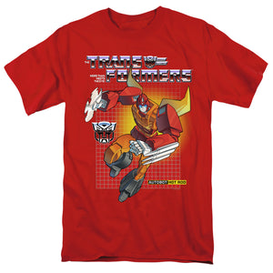 Transformers Hot Rod Mens T Shirt Red