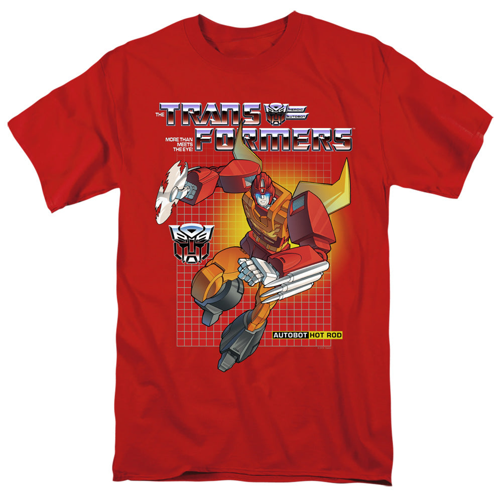 Transformers Hot Rod Mens T Shirt Red