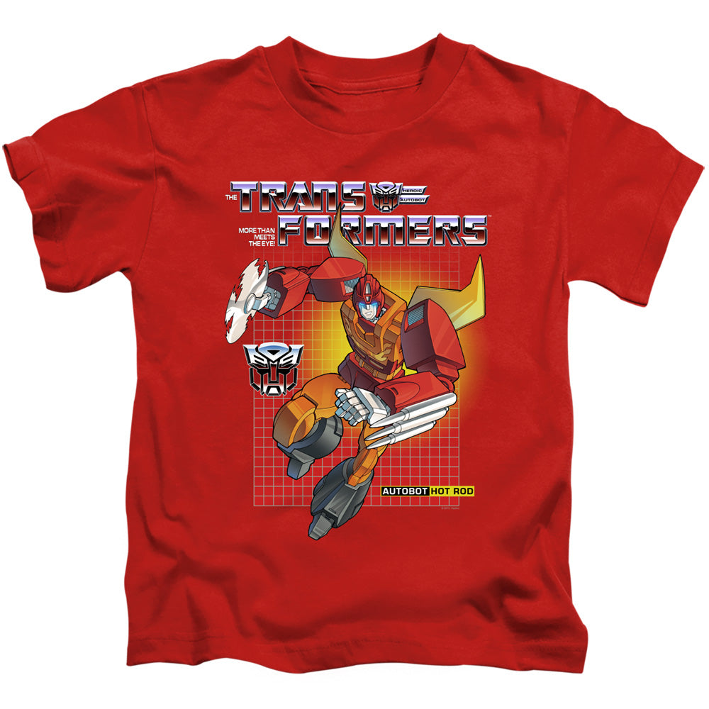 Transformers Hot Rod Juvenile Kids Youth T Shirt Red