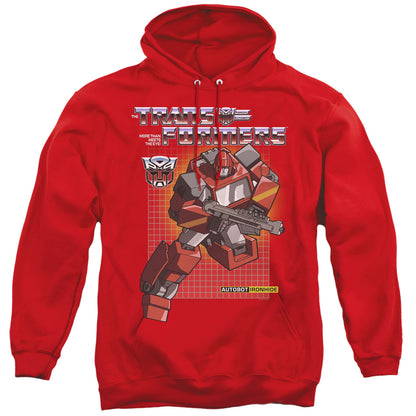 Transformers Ironhide Mens Hoodie Red