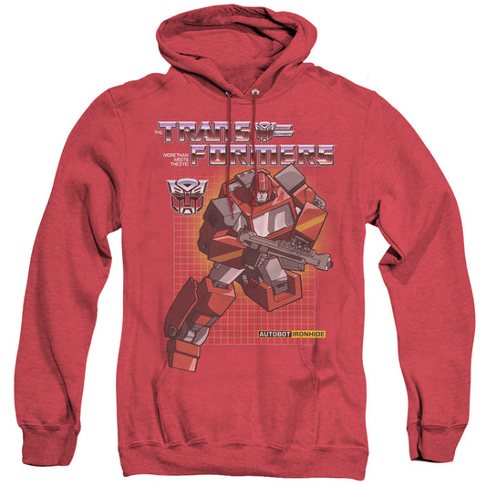 Transformers Ironhide Heather Mens Hoodie Red