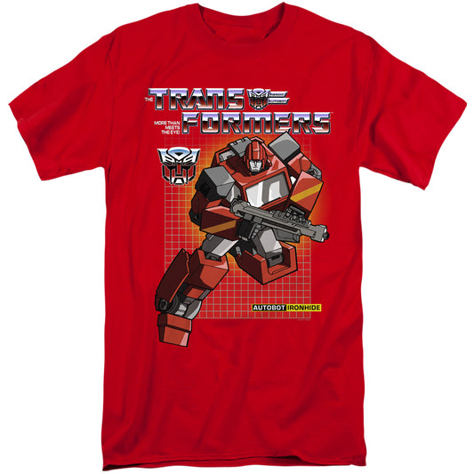 Transformers Ironhide Mens Tall T Shirt Red