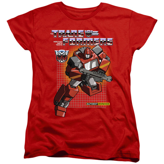 Transformers Ironhide Womens T Shirt Red