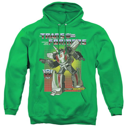 Transformers Wheeljack Mens Hoodie Kelly Green