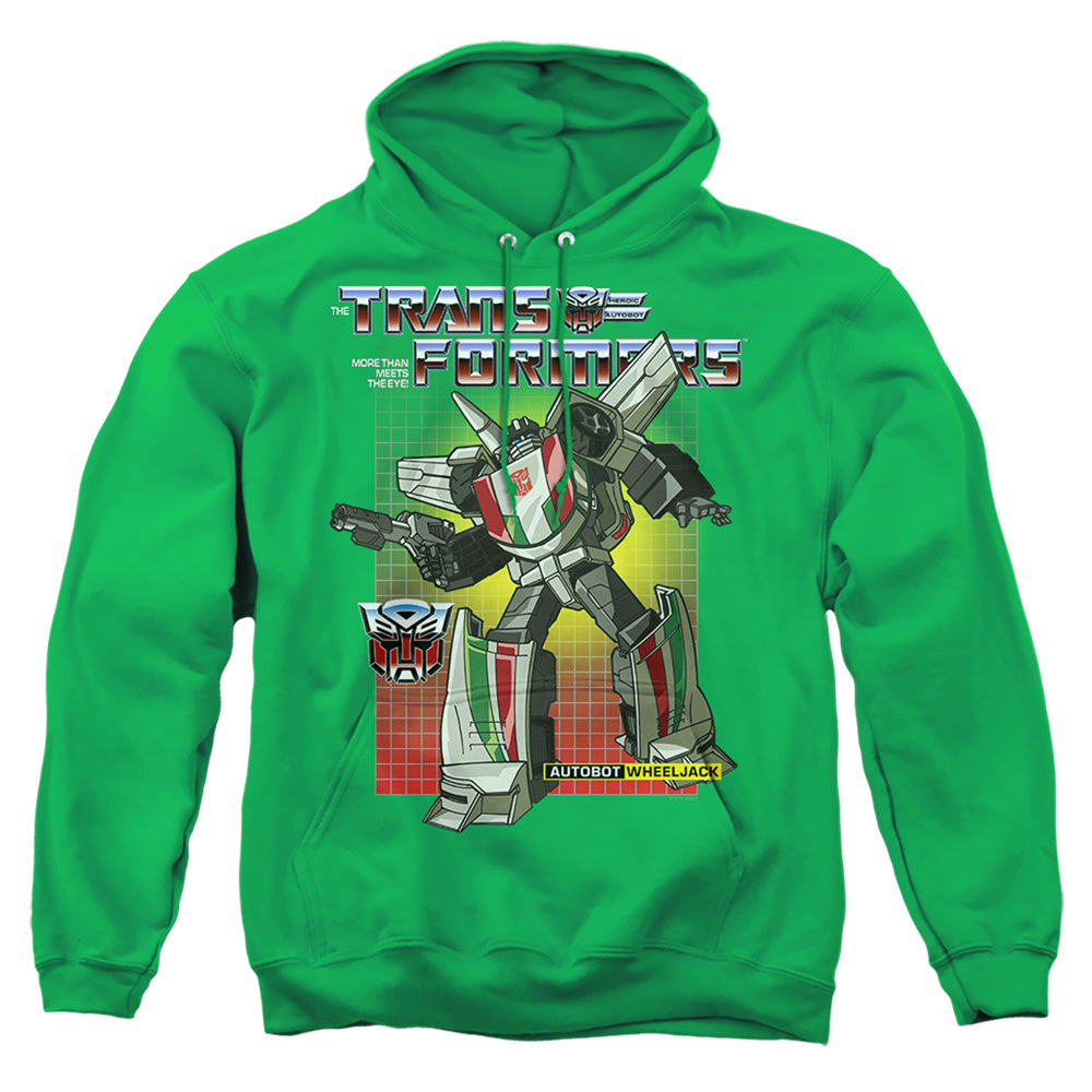 Transformers Wheeljack Mens Hoodie Kelly Green