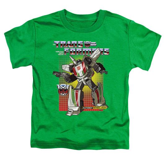 Transformers Wheeljack Toddler Kids Youth T Shirt Kelly Green