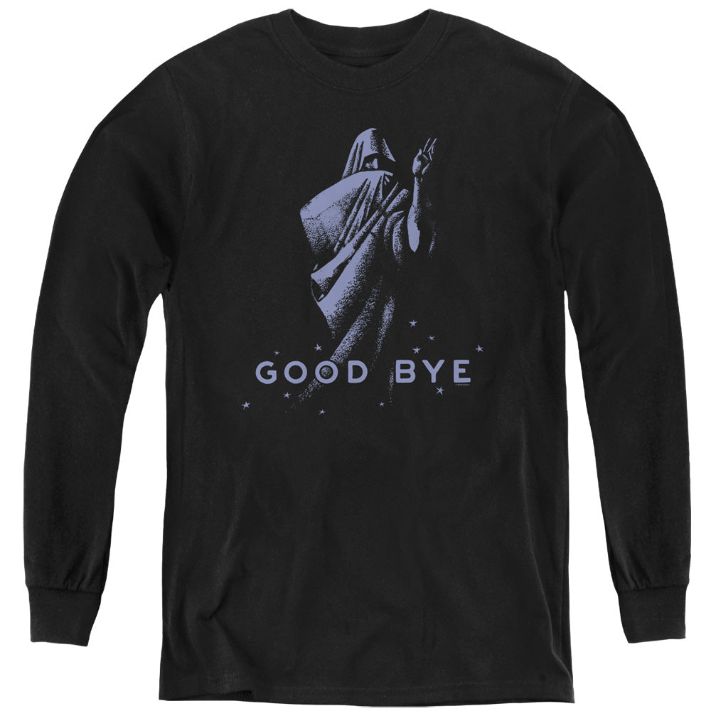 Ouija Good Bye Long Sleeve Kids Youth T Shirt Black