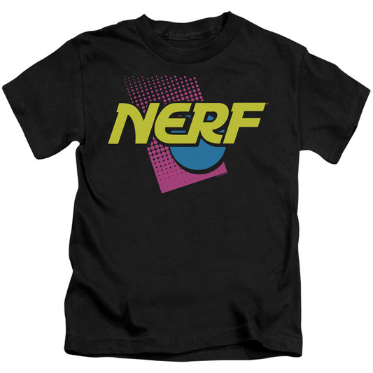 Nerf 90s Logo Juvenile Kids Youth T Shirt Black