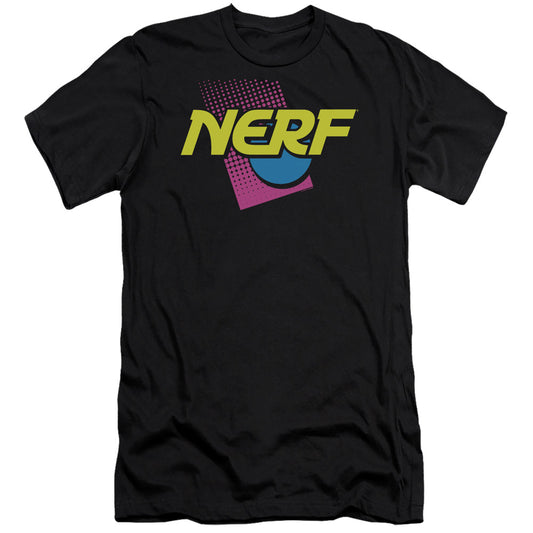 Nerf 90s Logo Slim Fit Mens T Shirt Black