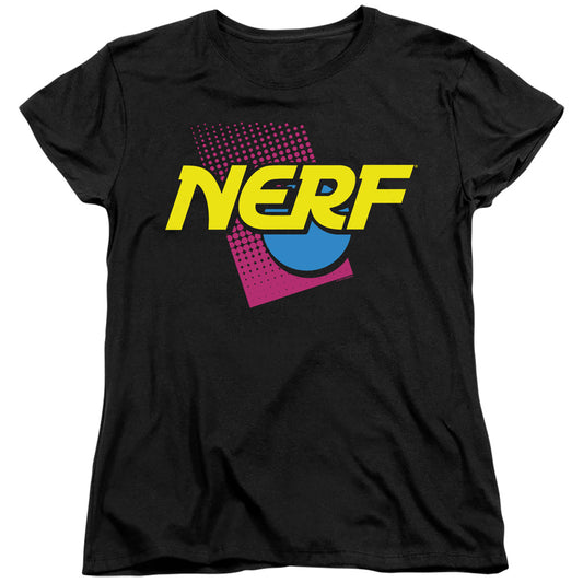 Nerf 90s Logo Womens T Shirt Black