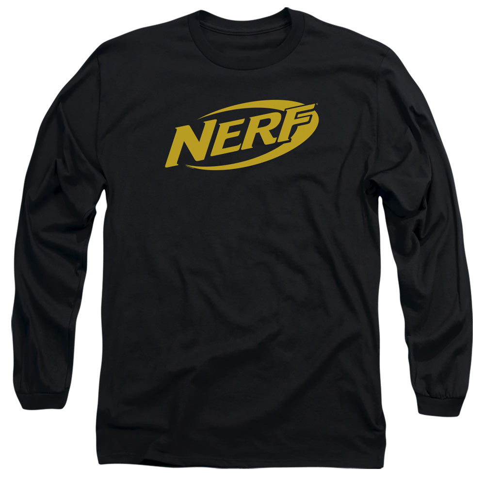 Nerf Logo Mens Long Sleeve Shirt Black