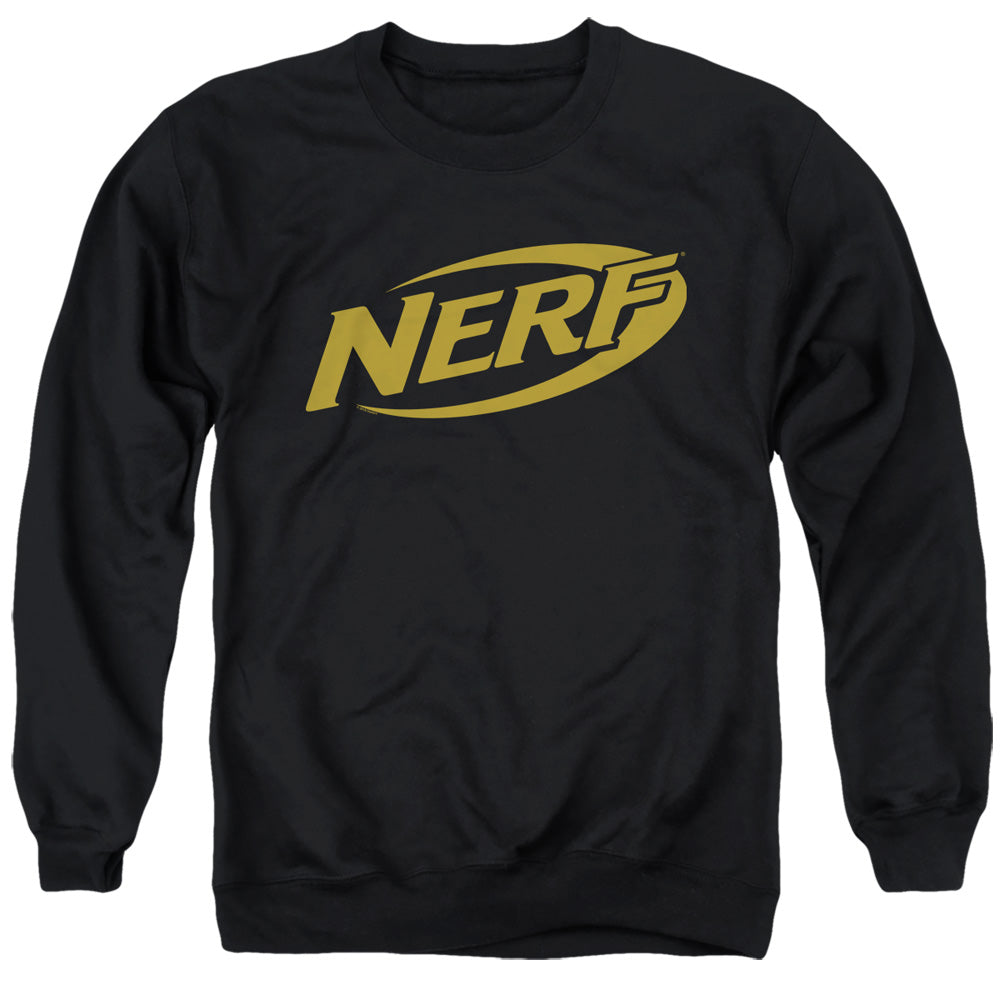 Nerf Logo Mens Crewneck Sweatshirt Black