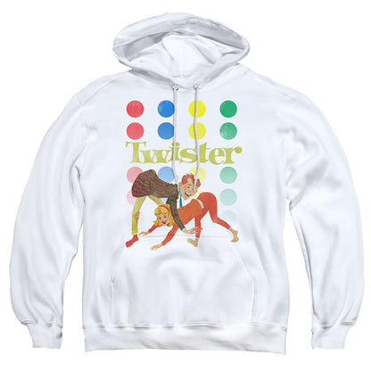 Twister Old School Twister Mens Hoodie White