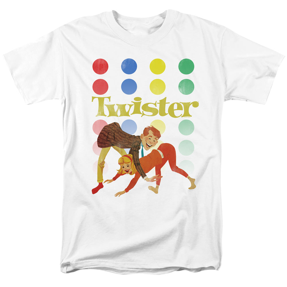 Twister Old School Twister Mens T Shirt White