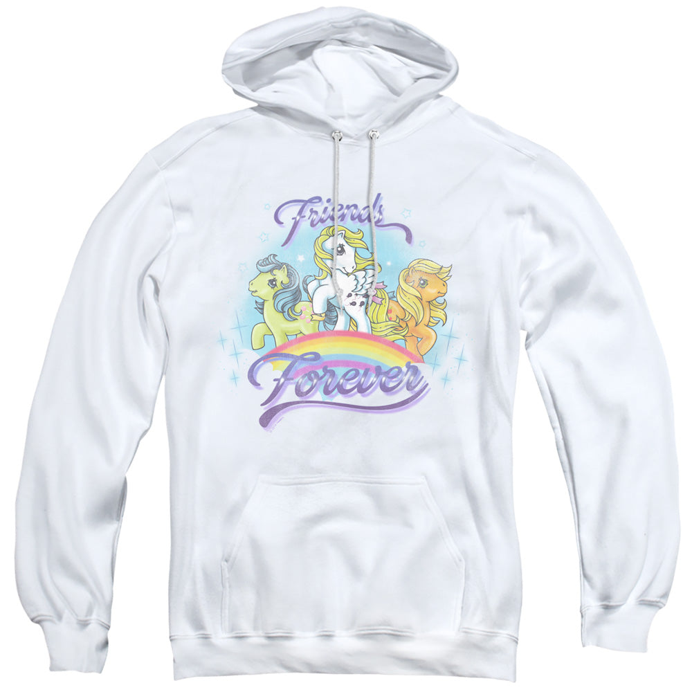 My Little Pony Retro Friends Forever Mens Hoodie White