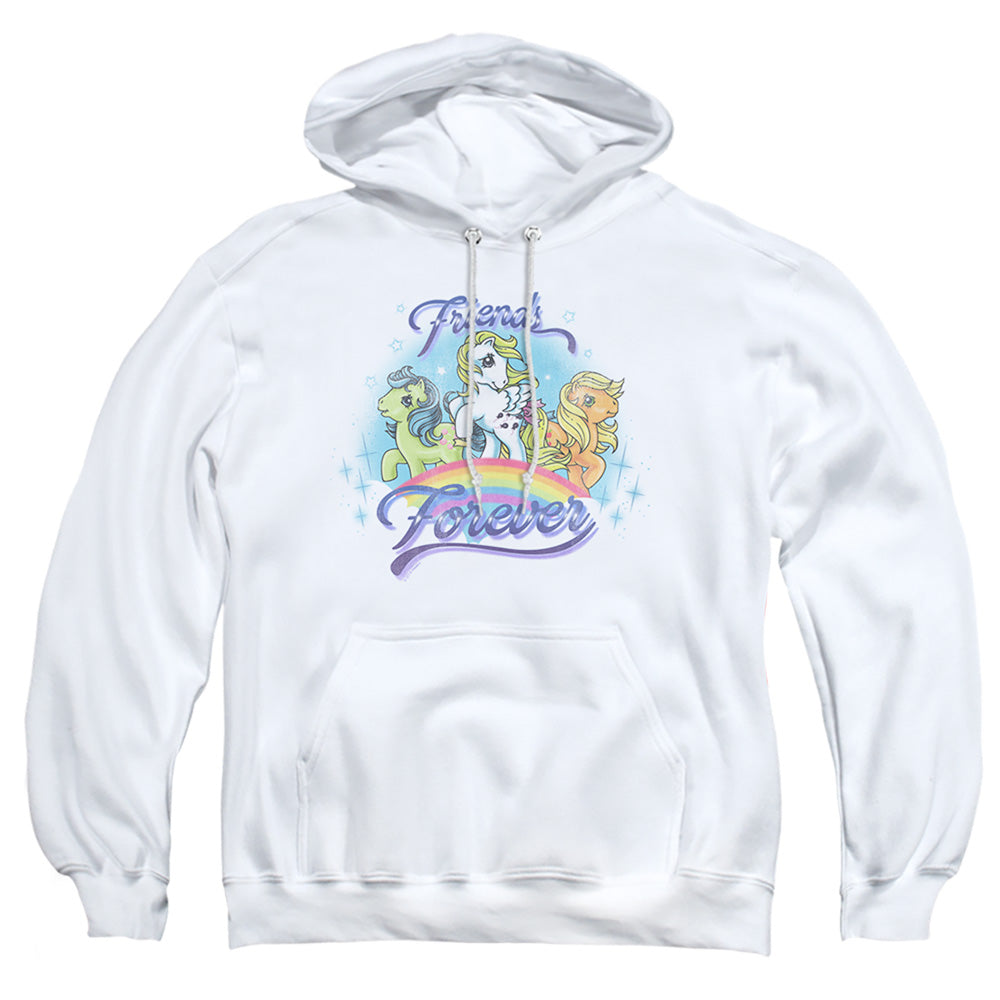 My Little Pony Retro Friends Forever Mens Hoodie White