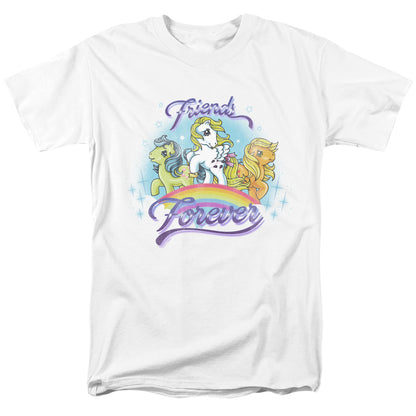 My Little Pony Retro Friends Forever Mens T Shirt White