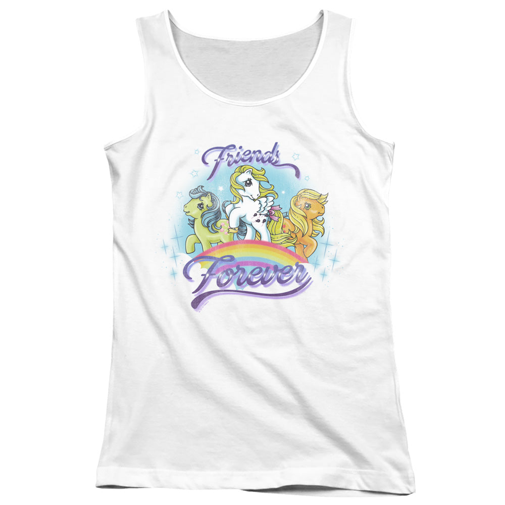 My Little Pony Retro Friends Forever Womens Tank Top Shirt White