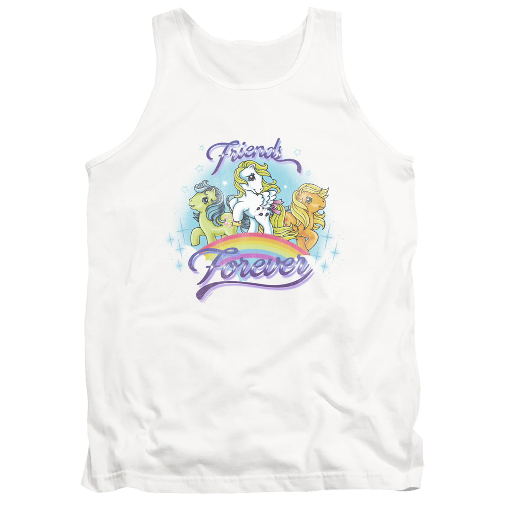 My Little Pony Retro Friends Forever Mens Tank Top Shirt White