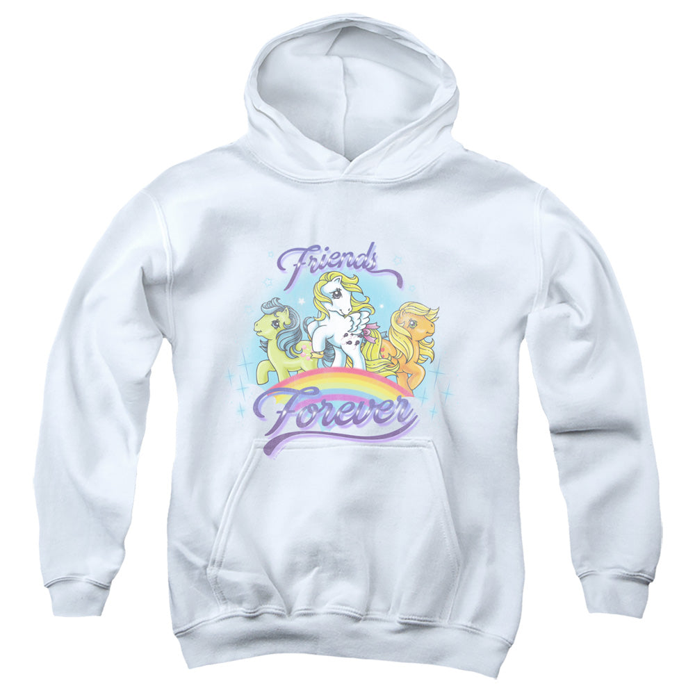 My Little Pony Retro Friends Forever Kids Youth Hoodie White