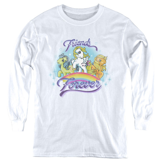 My Little Pony Retro Friends Forever Youth Long Sleeve White