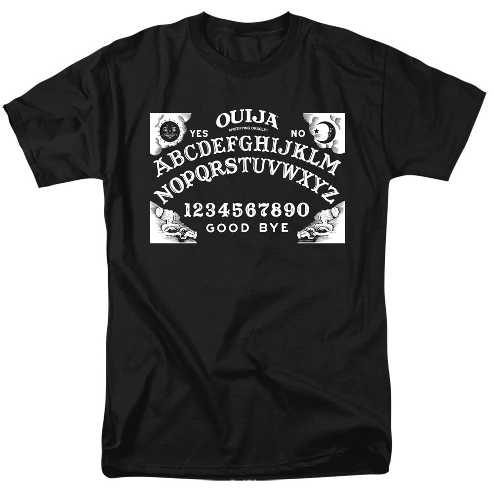 Ouija Board On Black Mens T Shirt Black