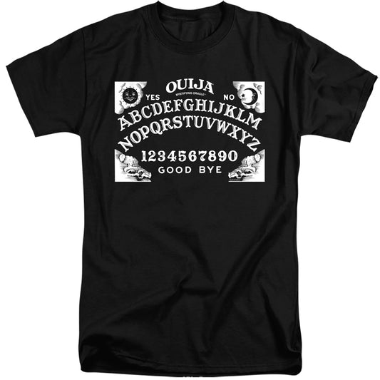 Ouija Board On Black Mens Tall T Shirt Black