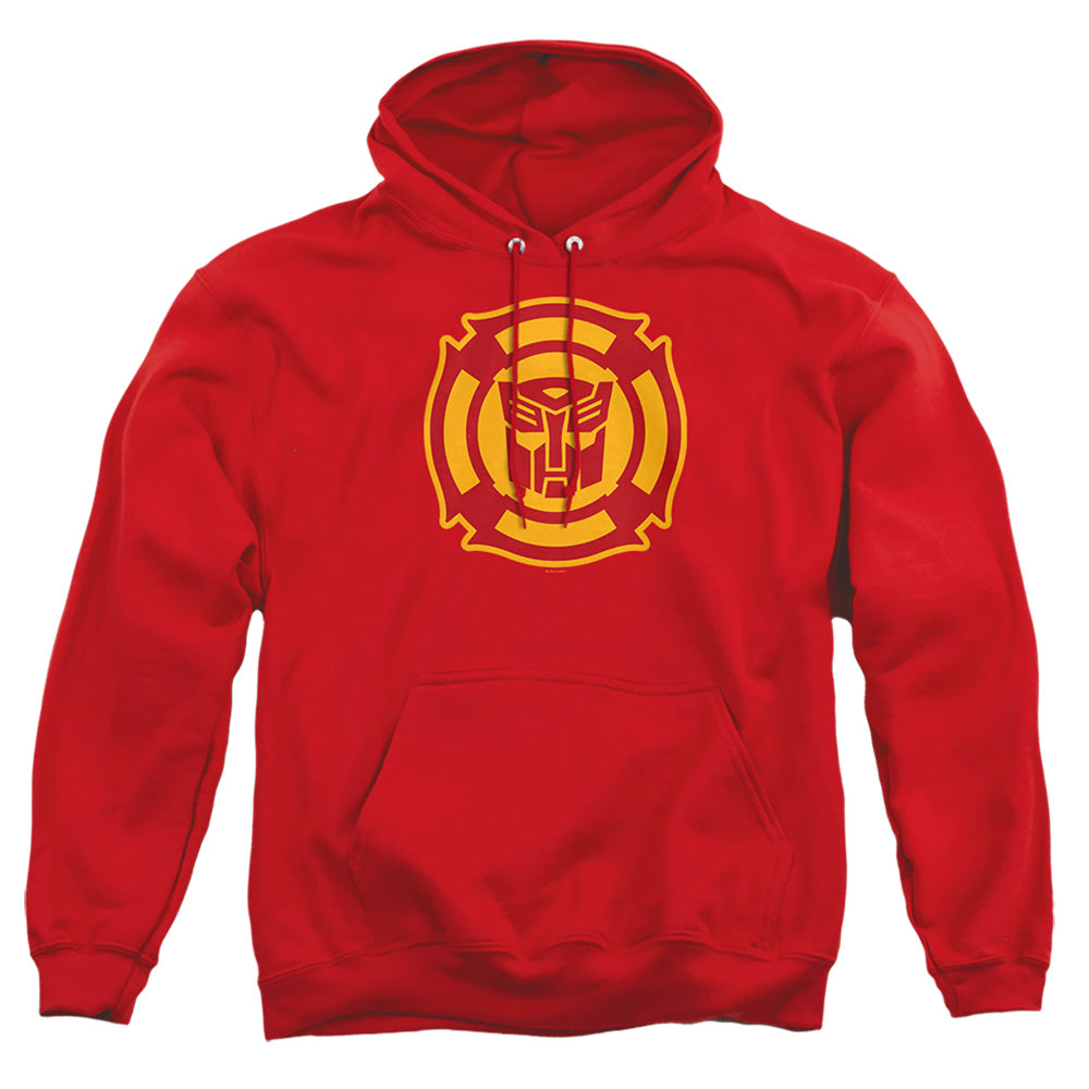 Transformers Rescue Bots Logo Mens Hoodie Red