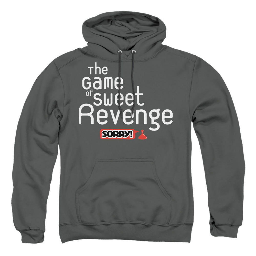 Sorry Sweet Revenge Mens Hoodie Charcoal