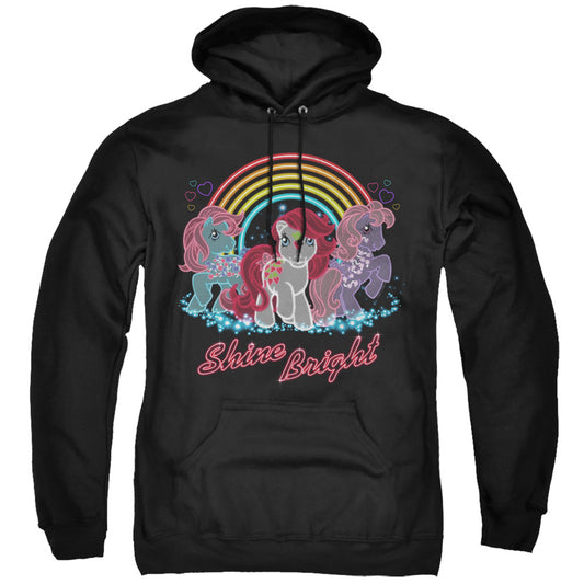 My Little Pony Retro Neon Ponies Mens Hoodie Black