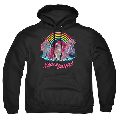 My Little Pony Retro Neon Ponies Mens Hoodie Black