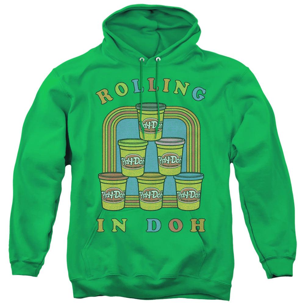 Play Doh Rolling In Doh Mens Hoodie Kelly Green