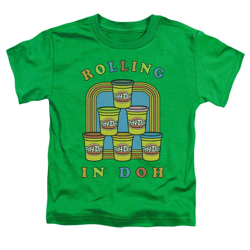 Play Doh Rolling in Doh Toddler Kids Youth T Shirt Kelly Green