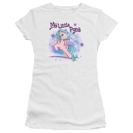 My Little Pony Retro Firefly Junior Sheer Cap Sleeve Womens T Shirt White