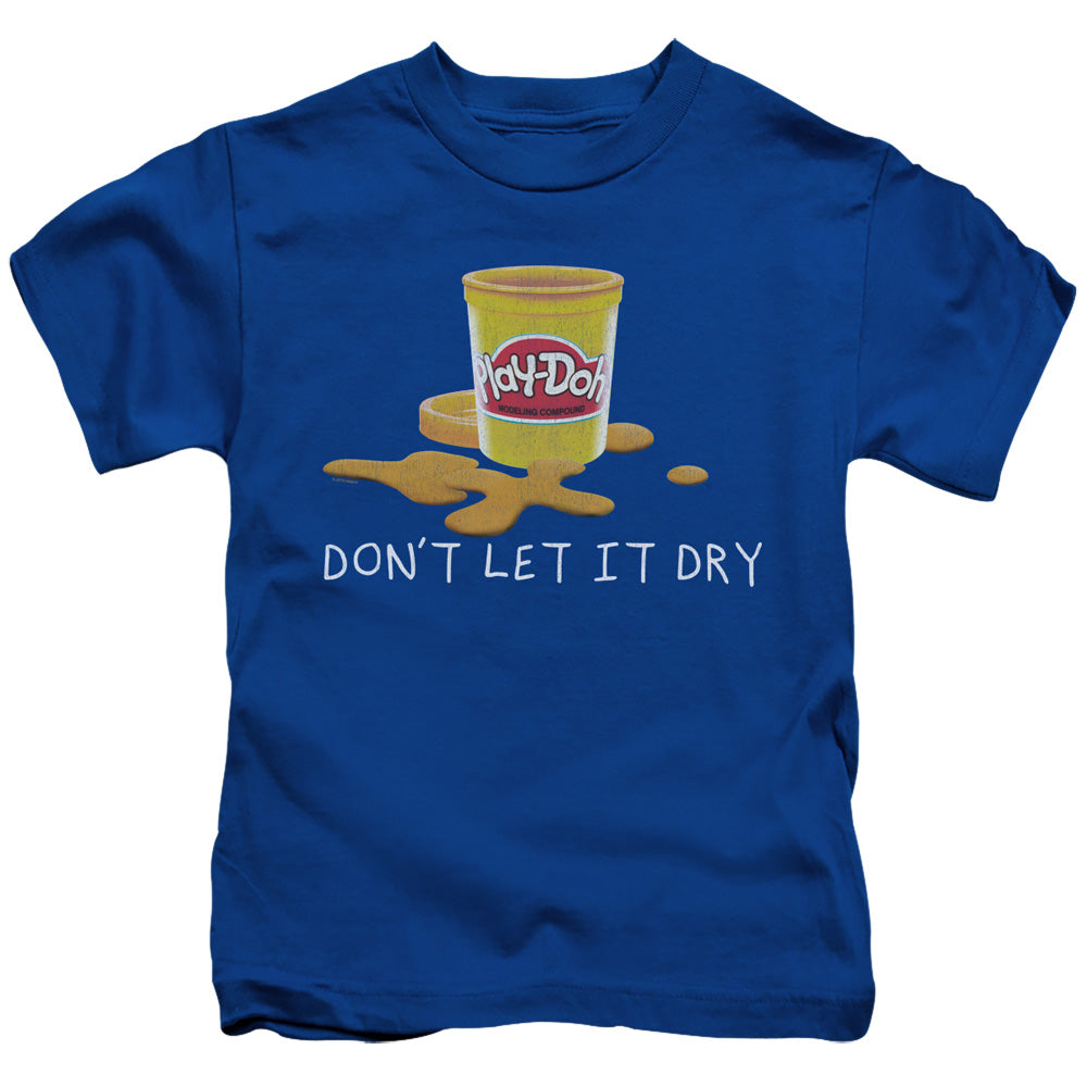 Play Doh Dry Out Juvenile Kids Youth T Shirt Royal Blue