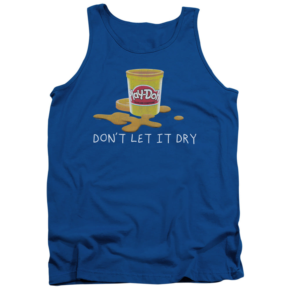 Play Doh Dry Out Mens Tank Top Shirt Royal Blue