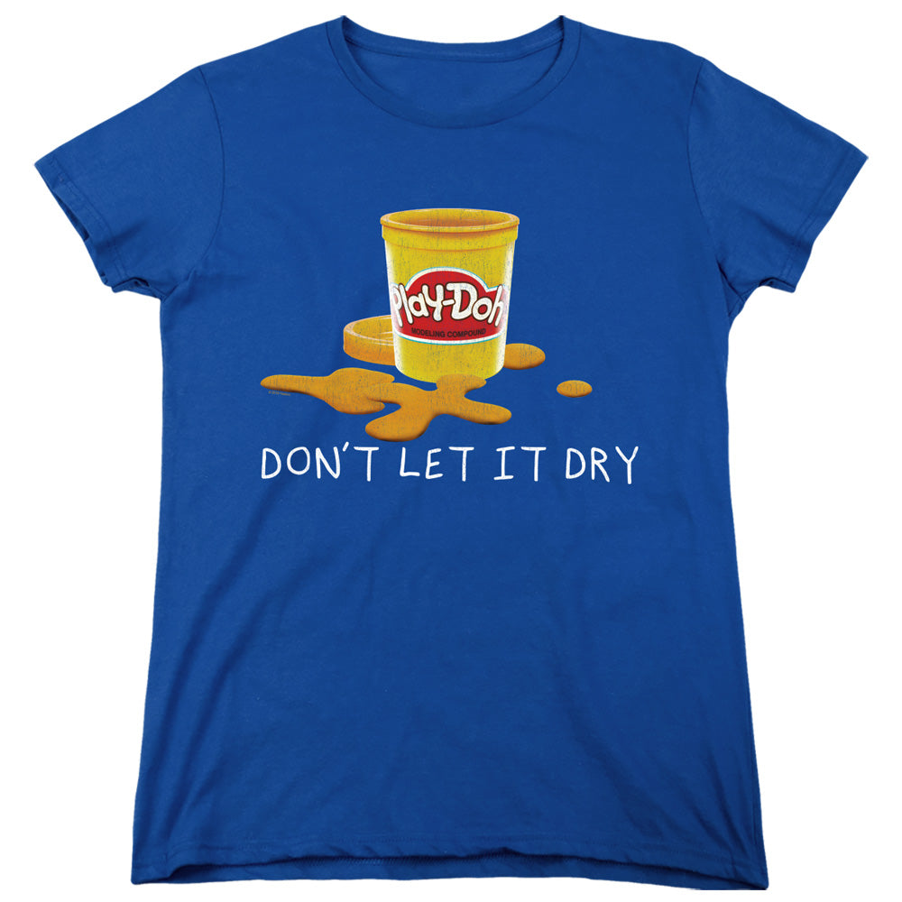 Play Doh Dry Out Womens T Shirt Royal Blue