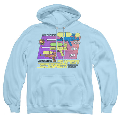 Super Soaker Original Soaker Mens Hoodie Light Blue