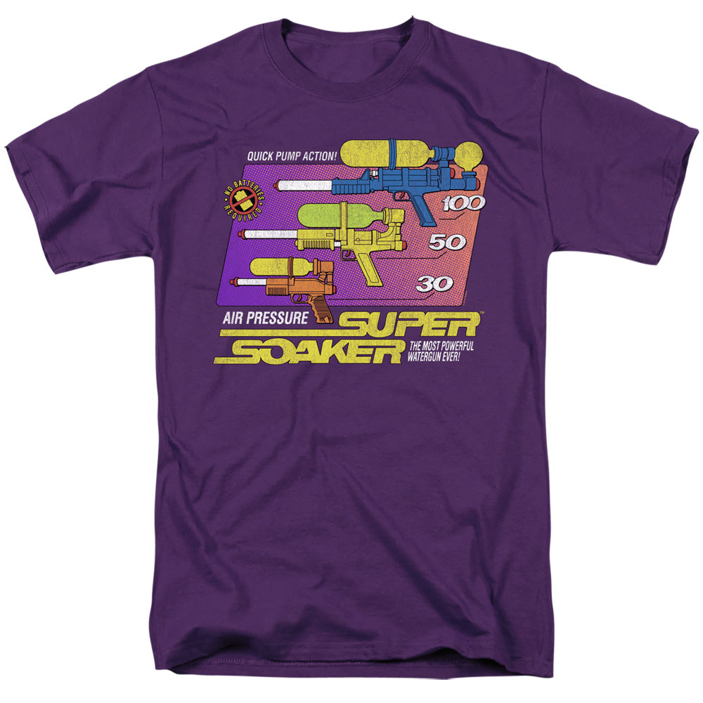 Super Soaker Original Soaker Mens T Shirt Purple