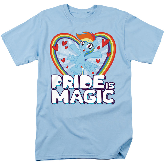 My Little Pony Tv Pride is Magic Mens T Shirt Light Blue