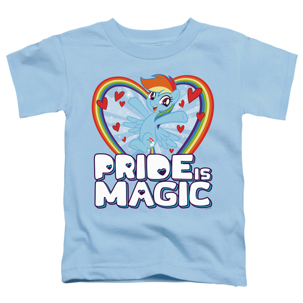 My Little Pony Tv Pride is Magic Toddler Kids Youth T Shirt Light Blue